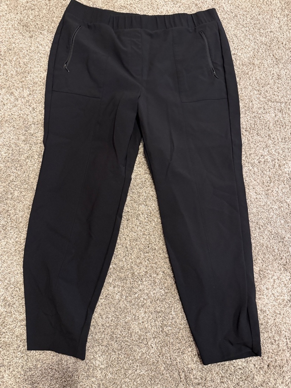 Lane Bryant Black Elastic Waist Pants
